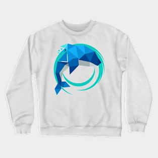 Whale Hello There (No Text) Crewneck Sweatshirt